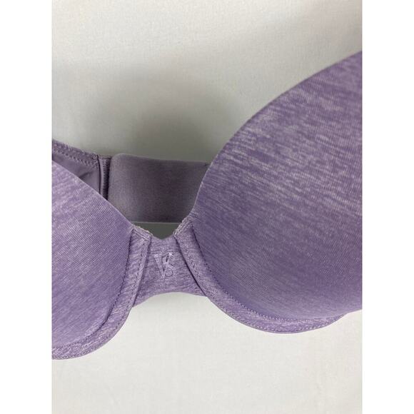 Victorias Secret Padded Perfect Coverage Bra 32DD - Purple - Picture 2 of 4